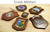 Crest Militari · 2018-01-13 · Crest Militari e Personalizzati I nostri crest, completamente personalizzati, sono contraddistinti da un livello qualitativo senza pari in Italia.