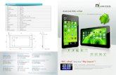 400cd/m 2 Android BIG nPad · Ultra-thin All new white design 1080P full HD LED panel 3G 1080P Full HD wid escre n Camer a Bluetooth WiFi Multi-t ouc h G -sens o r Ebook 3G Version