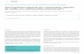 Hernioplastia inguinal de Lichtenstein: fijación de malla con … · 2018-10-04 · 29 2 y 2018 ASAC 164 Hernioplastia inguinal de Lichtenstein: fijación de la malla con cianoacrilato
