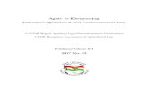 Journal of Agricultural and Environmental Lawagrarjog/ujsag/jaelno22.pdf · Convention in 1979, constitution of `Bruntland Commission´ (WCED – World Commission on Environment and