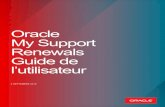 Oracle My Support Renewals Guide de l’utilisateur€¦ · 10 GUIDE DE L’UTILISATEUR / Oracle My Support Renewals Vous pouvez maintenant confirmer et passer votre commande. Sur