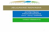 VIDES PĀRSKATS Jelgavas novada attīstības programmai 2017 ... · Zemgales plānošanas reģiona Ilgtspējīgas attīstības stratēģija 2015.-2030.gadam; o Zemgales plānošanas