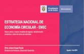 ESTRATEGIA NACIONAL DE ECONOMÍA CIRCULAR - …...2019/08/03  · ESTRATEGIA NACIONAL DE ECONOMÍA CIRCULARNuevos modelos de negocio, transformación productiva y cierre de ciclos