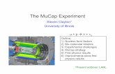 The MuCap Experimentlss.fnal.gov/conf2/C090720/wg4_clayton-mucap.pdfThe MuCap Experiment Steven Clayton* University of Illinois *Present address: LANL Outline: 1) Nucleon form factors