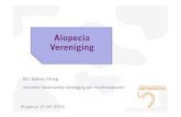 Presentatie Alopecia 10102015SabineUitslag · 30 jarig jubileum namens de NVH . Nederlandse vereniging van Huidterapeuten . ReisLIJDER! ReisLEIDER . Ik geloof in the empowerment van