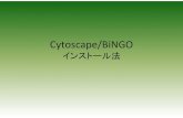 Cytoscape/BiNGOBiNGOのインストール（12） Cytoscapeを起動 した際に 警告が出たら、 “アクセスを許可 する”をクリック BiNGOのインストール（13）