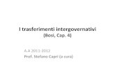 I trasferimenti intergovernativi - My LIUCmy.liuc.it/MatSup/2011/F78615/.Capri Lezione 2 Trasferimenti interg… · Trasferimento condizionato non‐matching • Si trasferisce una