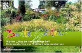 Motto „Oasen im Stadtgrün“ · Originalität in der Gartengestaltung (Farb-aspekte, verwendete Materialien, kunstvolle/künstlerische Gestaltung) • Individuelle Raumbildungen,