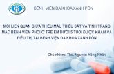 Bệnh viện đa khoa xanh pônquantri.nhidong.org.vn/Data/bvnhidong/bvnhidong/... · Vai trò của mức Hb ở mức thấp, như là một yếu tố nguy cơ cho việc phát