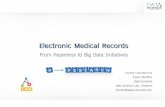 Electronic Medical Recordsr2rthailand.org/download/55) EMR- From paperless to Big Data... · – Nemours Alfred I. duPont Hospital for Children (129 Beds) – Nemours Children's Clinics,