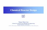 Chemical Reactor Designocw.snu.ac.kr/sites/default/files/NOTE/7232.pdf · 2018-01-30 · 5.2 Batch Reactor Data Irreversible reaction-Determine andand k by either nonlinear regression