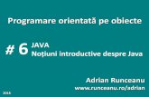 Programare orientată pe obiecte - Runceanu · sunt aproape similare cu functiile din limbajul C++. •Aceasta tehnica nu trebuie utilizata insa in mod abuziv.
