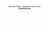 DIGITAL INDICATORDIGITAL INDICATOR 3000A€¦ · 또한 인디게이터의 사용을 쉽게하기 위하여 사용자 편의 위주로 프로그램 하였으며, ... Key정의 소계