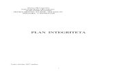 PLAN INTEGRITETA · 5.1 Zbirka detaljnih propisa prema područjima djelatnosti ... 8.2 Kontrolni mehanizmi 9. ... zadataka; -Radna grupa prikuplja svu neophodnu dokumentaciju (informacije