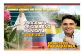 UN PROGRAMA DE GOBIERNO AL MUNICIPIO SIMÓN RODRÍGUEZ€¦ · REPÚBLICA BOLIVARIANA DE VENEZUELAREPUBLICA BOLIVARIANA DE VENEZUELA ESTADO ANZOÁTEGUI MUNICIPIO SIMÓN RODRÍGUEZ