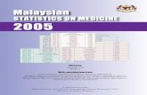 STATISTICS ON MEDICINE 2005 · Dr Tamil Selvan Muthusamy Damansara Specialist Hospital Dr. Alan Fong Yean Yip Dept of Cardiology, Sarawak General Hospital Dr David Quek Kwang Leng