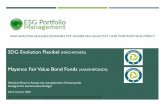 SDG Evolution Flexibel Mayence Fair Value Bond Fonds ...€¦ · 1 SDG Evolution Flexibel (MISCHFONDS) Mayence Fair Value Bond Fonds (ANLEIHEFONDS) Absolute Return-Ansatz mit europäischem