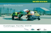 Catálogo Tarifa 2019 · Catálogo Tarifa 2019 Fabricantes de Sistemas de Suportación Tarifa 2019. Índice de productos Abrazaderas insonorizadas - DIN 4109 12 ... Mejorando continuamente