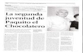Bienvenido a la web de Paquito el Chocolatero · 2014-09-11 · Chocolatero nació de la capacidad creativa del contestano Gustavo Pascual para sus fiestas de Moros y Cristianos del