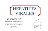 VIRAL HEMORRHAGIC FEVERS · 1-Ag HBs Infection 1’-AC anti-HBs Guérison (immunité définitive) ... Ag HBs positif, marqueurs (AcantiHBs, Ag HBe, AcantiHBe, IgGet IgM antiHBc).