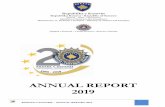 ANNUAL REPORT 2019...KOSOVO CUSTOMS – ANNUAL REPORT 2019 4 YEAR 2019 – MAIN STATISTICS Revenue collection €’000 2018 2019 Changes in % Total revenues 1,135 1,179 …