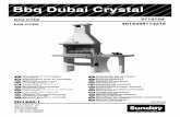 Bbq Dubai Crystal - sundaygrill.com · Bbq Dubai Crystal 8901055300 8018459114218. 2 3 *5