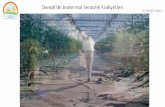 Ege, İç Anadolu ve Akdeniz bölgelerinin iklim ve ekolojik · Topraksız Tarım (Katı ortam Kültürü) Bombus arısı kullanımı Biyolojik ve biyoteknolojik mücadele yöntemleri
