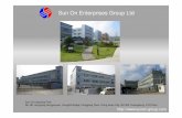 Sun On Enterprises Group Ltd - SCHALL FACHMESSEN: Messen ... · 1995, Gründung der Sun On Plastic Mould von Herr George Cheung, ca. 50 Mitarbeiter 1997, Erweiterung mit Chuang Hui