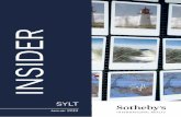 INSIDER SYLT - sylt-sothebysrealty.com · Neben deutschen Gästen zieht es immer häufiger Schweizer und Österreicher an die Nordsee. Im Jahr 2017 wurden auf Sylt rund 2,8 Millionen