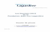 Les lauréats 2012 de la Fondation Jean-Luc Lagardère · Sabri Louatah, 29 ans Son projet : poursuivre l’écriture des Sauvages, une tétralogie – de plus de 2000 pages ! –