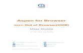 Aspen for Browser User Guide - AIRA · 2016-10-04 · Aspen for Browser User Guide v. 1.96 Date: 3 Oct 2016 InfoQuest Limited Call Center 0-2253-5000 , 02-651-4700 # 777 E-mail: helpdesk@infoquest.co.th