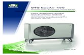 CTC EcoAir 400 · CTC EcoAir 400 может управляться через CTC EcoZenith i250/ i550 PRO, CTC EcoLogic PRO или CTC Basic Display / Основной дисплей