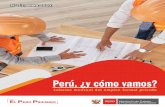 Perú, ¿y cómo vamos? · En la mayoría de departamentos del Perú la remuneración nominal promedio mensual de los trabajadores del sector privado formal se incrementó. En tanto,