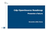 Cdp OpenSource Roadmap - Red Hat depositi... · Frontend Angular JS 2.0 Framework Javascript Approved Frontend Material Design 2.0 UI Component framework Approved Middleware Jboss
