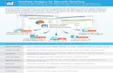 HarePoint Analytics for Microsoft SharePoint · 2020-05-13 · Performances: utilisation de CPU, mémoire, disque, réseau, IIS, SQL et plus Bases de données: résumé et croissances