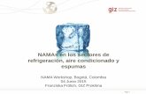 NAMAs en los sectores de refrigeración, aire condicionado y … · 2019-11-23 · Page 22 Fondos nacionales y fondos de la NAMA Facility DEDE Prod. Unitary AC Funding Eficiencia
