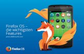 Firefox OS – die wichtigsten Features...Startbildschirm auswählen bzw. aufrufen. Beim erstmaligen Aufrufen der Kamera werden Sie gefragt, ob die Kamera Ihre Fotos mit Ihrem GPS-Standort