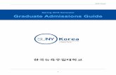 Spring 2019 Semester Graduate Admissions Guide SUNY Korea... · 2018-11-26 · - SUNY Korea 기관코드 : TOEFL iBT 7499 (Graduate Schools) / GRE 7177