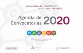 Convocatorias 2020 Agenda de€¦ · BECA DE INVESTIGACIÓN EN NUTRICIÓN INFANTIL EN PEDIATRÍA DE ATENCIÓN PRIMARIA 2020 ASOCIACIÓN ESPAÑOLA DE PEDIATRÍA Máximo dos años.