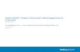 Data Domain Management Center - Dell · 2020-07-18 · Unterschiede zwischen DD Management Center und DD System Manager.... 13 Planen der DD Management Center-Umgebung 15 ... Softwareupdates,