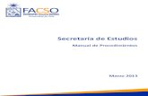 Manual de Procedimientos - Universidad de Chile · Beca Excelencia Académica (BEA) Extranjeros/as ... sus trámites de postulación. En caso de ser aceptados, ... Si la gestión