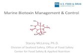 Marine Biotoxin Management & Control · 4/22/2019  · Marine Biotoxin Management @.04 Marine Biotoxin Control B. Marine Biotoxin Management Plan (3) The Authority may use precautionary