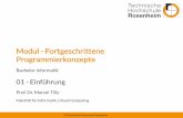 Programmierkonzepte Modul - Fortgeschrittene · 2020-01-21 · The Gradle Build Tool (GBT) Gradle is an open-source build-automation system that buil ds upon the concepts of Apache
