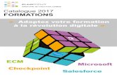 Catalogue 2015 Catalogue 2017 FORMATIONS · Salesforce Certified Administrator Les + de la formation • Formation en français avec supports en français • Formation en classe