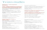 Textes étudiés - Freealmaelitterae.free.fr/resources/TextesetudiesGrec.pdf · (Sophocle. Eschyle.) Texte 3 Aristophane Les Grenouilles v 895-967 Euripide et Eschyle se diputent