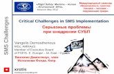Critical Challenges in SMS Implementation Challenges En Ru Vangelis.pdf · • 18 years as a Supervisor/Licensed Aircraft Engineer for Cyprus Airways (A310, A320, A330, B737, BAC1-11)