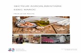 SECTEUR AGROALIMENTAIRE EDEC MAROC · 2016-02-15 · les secteurs des plats cuisines, sauces et snacking .....95 9.1. préambule ... 365 42. recommandations par sous-secteur (rÉsultat