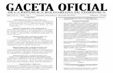 SUMARIO PRESIDENCIA DE LA REPÚBLICA BANCO CENTRAL DE ...virtual.urbe.edu/gacetas/40901.pdf · AÑO CXLIII - MES VIII Caracas, miércoles 11 de mayo de 2016 Número 40.901 SUMARIO