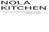 —2020, NOLA KITCHEN MENU VERÃO SUMMER MENUnola.com.pt/menus/NOLA-MENU-SUMMER.pdf · 2020-06-04 · menu. Acreditamos no poder da alimentação autêntica, rica em vegetais e proteína