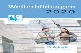 Weiterbildungen 2020 - Schweizerischer Podologen-Verband …...Kosten: Fr. 190.– für Mitglieder, Fr. 380.– für Nichtmitglieder Kursleitung: Dr. med. Regula Wiesmann, Fachärztin